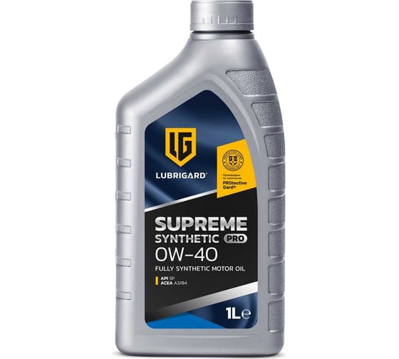 Изображение товара Моторное масло lubrigard supreme synthetic pro 0w-40 LGPSPMS040CH12