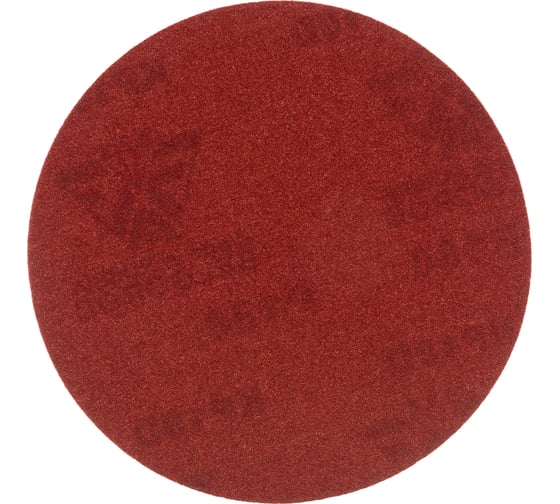 Изображение товара Круг шлифовальный на липучке по дереву/металлу 10 шт. (125 мм; P180; без отверстий) Gigant G-1014