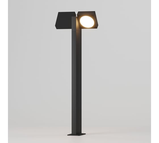 Изображение товара Садово-парковый светильник Elektrostandard с поворотными плафонами twin 35170/f черный a064383