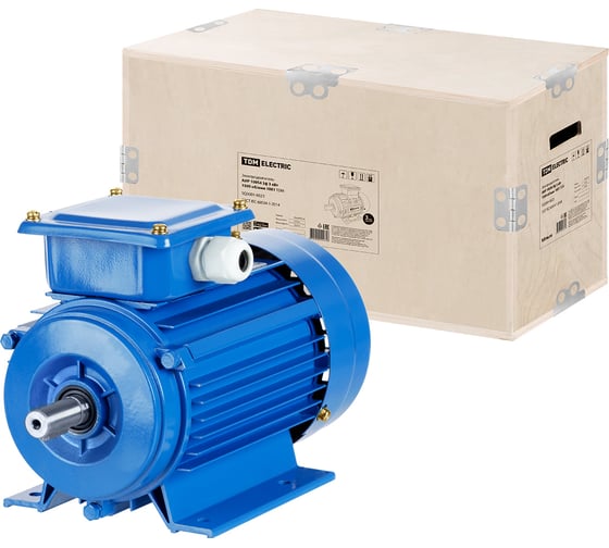 Изображение товара Электродвигатель TDM ELECTRIC АИР 100S4 3 кВт 1500 об/мин 1081 SQ3001-0023