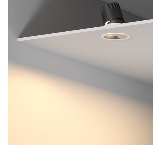 Изображение товара Потолочный светодиодный светильник Elektrostandard 10w 3000k 25090/led белый/хром a064612