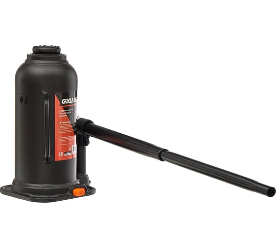 Изображение товара Гидравлический бутылочный домкрат Gigant 15Т, подхват 230мм, подъем 460мм, рабочий ход 230мм, HBJ-15