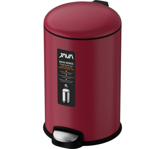 Изображение товара Ведро с микролифтом Savol бордовое 8л. s-885-8r 24504