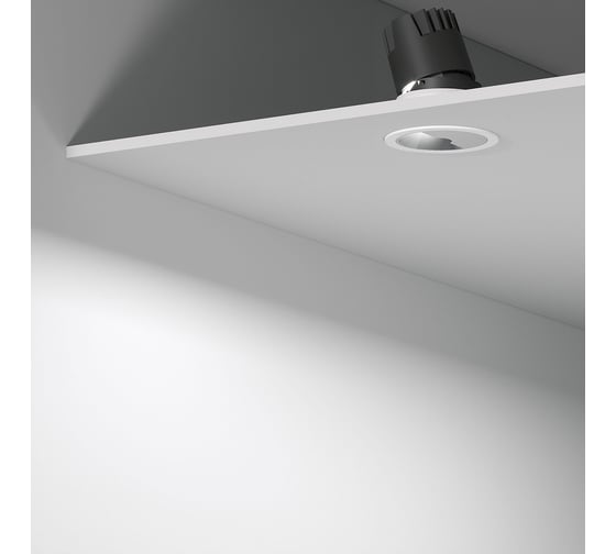 Изображение товара Потолочный светодиодный светильник Elektrostandard 10w 4000k 25090/led белый/хром a064611