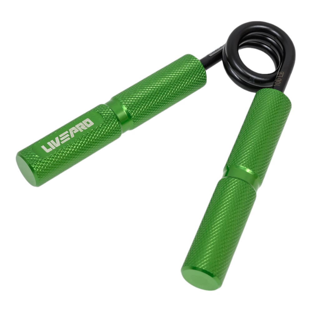 Изображение товара Эспандер LIVEPRO Aluminum Handle Grip с сопротивлением 45 кг зеленый