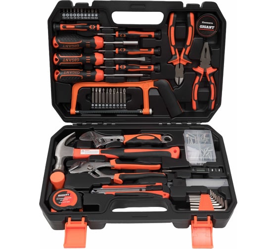 Изображение товара Профессиональный набор инструмента для дома в чемодане, 102 предмета Gigant GNJ-102