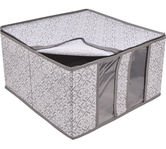 Изображение товара Расладной короб с ручкой Palladium Butler 005.19 серый, с узором 115903