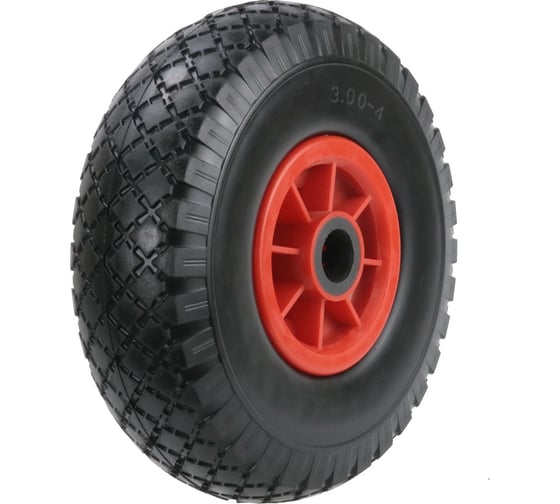 Изображение товара Колесо 255 мм, вспененный полиуретан, игольчатый подшипник под ось 25 мм, грузоподъемность 100 кг СТЕЛЛА-ТЕХНИК 1120-255-4