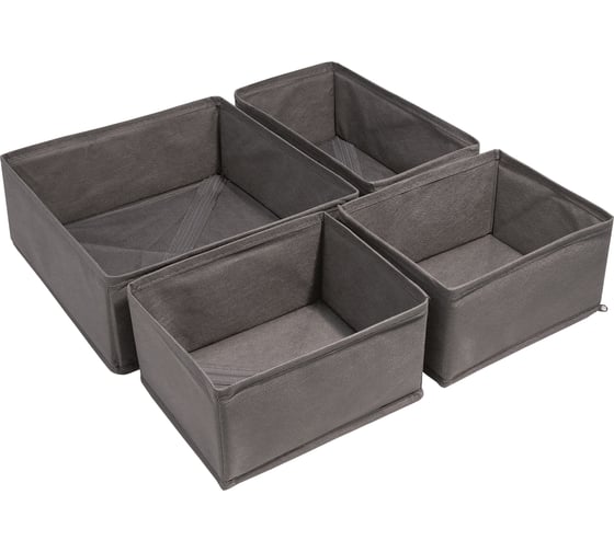 Изображение товара Набор коробок Palladium Butler 005.11 4 шт., серый 115860