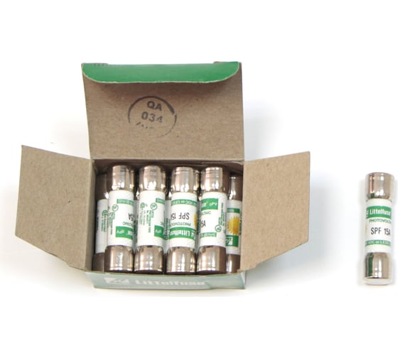 Изображение товара Плавкая вставка ZJBeny 15А характеристика gPV, рабочее напряжение 1000Вольт, SPF-015