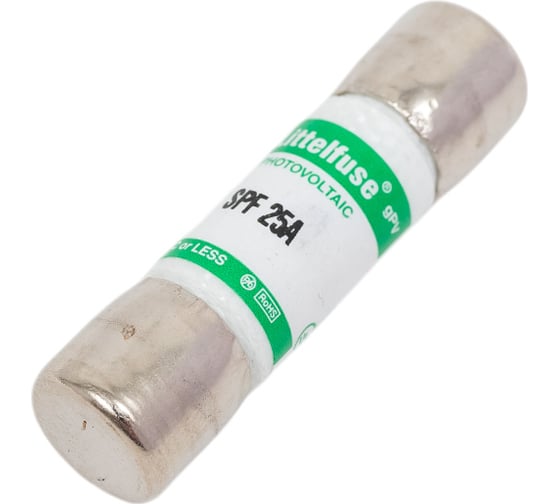 Изображение товара Плавкая вставка ZJBeny 25А характеристика gPV, рабочее напряжение 1000Вольт, SPF-025