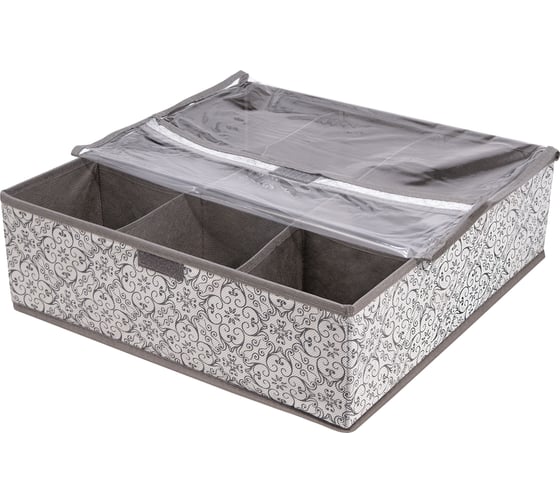 Изображение товара Раскладной органайзер Palladium Butler 005.07 6 отделений, серый, с узором 115856