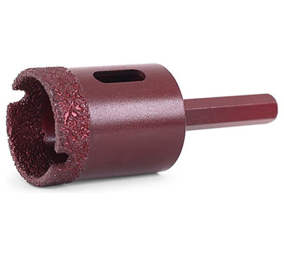 Изображение товара Коронка алмазная вакуумная по камню D60-10W-35L-Ш11 (60х35 мм; хвостовик HEX11 мм) MESSER 06-36-060