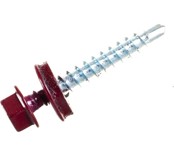 Изображение товара Кровельный саморез ГОСКРЕП 4.8х35 RAL 3005 винно-красный, 60 шт. 2-0017390