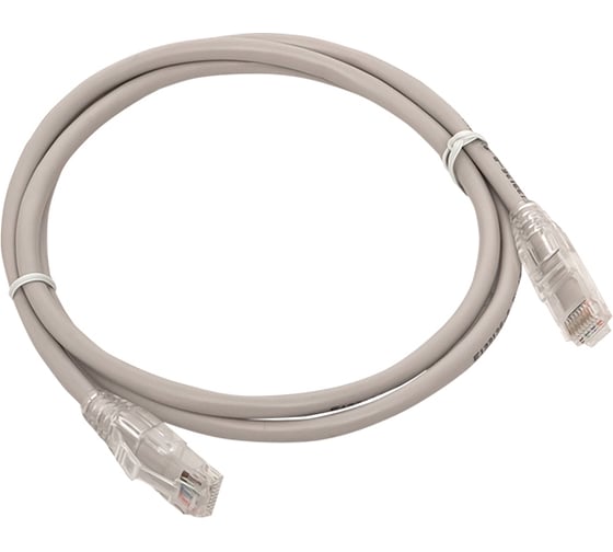 Изображение товара Неэкранированный патч-корд EKF TERACOM PRO Cat.5E UTP оболочка PVC серый (1,5м) TRP-5EUTP-PVC-1.5M-GY