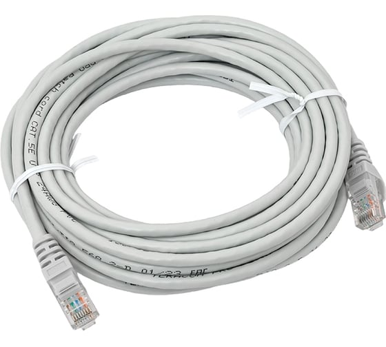Изображение товара Неэкранированный патч-корд EKF TERACOM PRO Cat.5E UTP оболочка PVC серый (7,0м) TRP-5EUTP-PVC-7M-GY