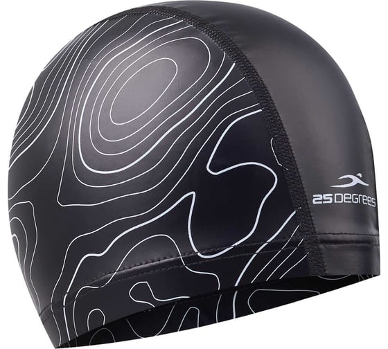 Изображение товара Шапочка для плавания 25DEGREES Effect Black 25D22010A, комбинированная ЦБ-00001665