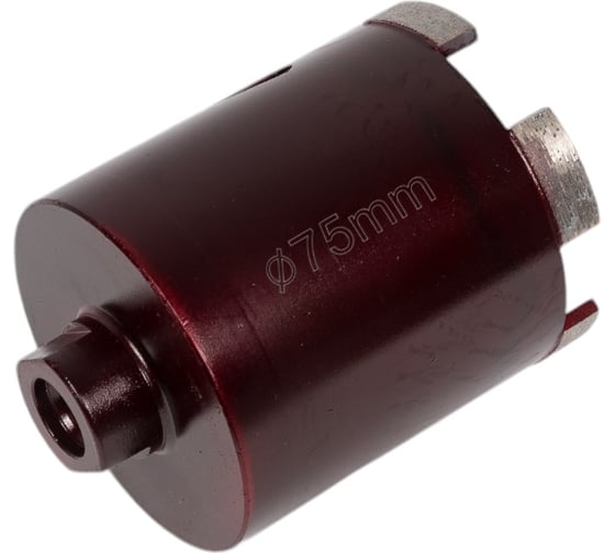 Изображение товара Коронка алмазная по камню с подачей воды D75-L70- М14 (75х70 мм; М14) MESSER 06-92-075