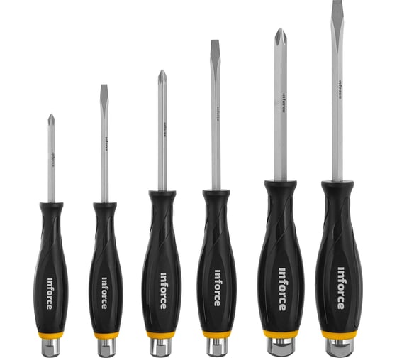 Изображение товара Набор ударных отверток 6 шт Inforce 06-09-91