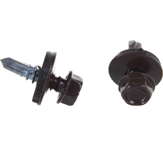 Изображение товара Кровельный саморез ГОСКРЕП 5.5х19 RAL 8017 коричневый шоколад, 300 шт., б.пл.конт. 1000 мл 2-0017050