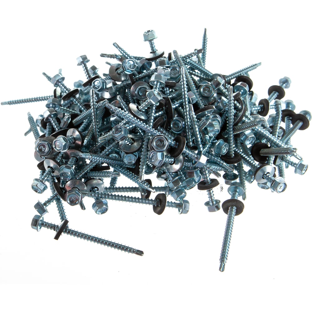 Изображение товара Кровельный саморез Госкреп ZP 4.8х64 140 шт оцинкованный с сверлом