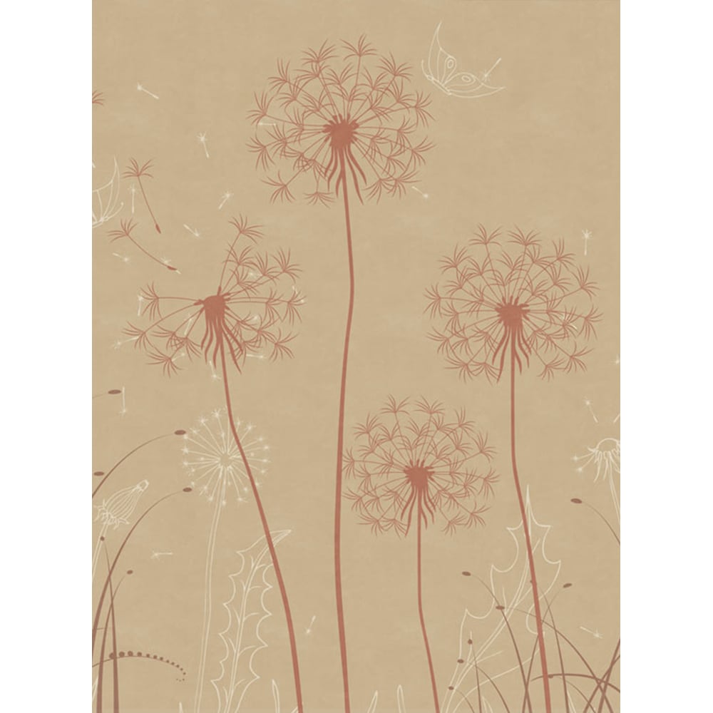 Изображение товара Флизелиновые фотообои ООО Ортограф 1,99x2.7 м Одуванчики бежевый гладкие