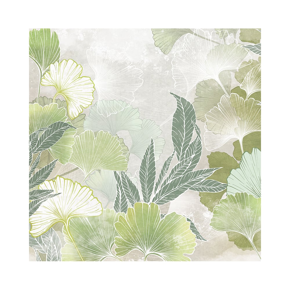 Изображение товара Фотообои ООО Ортограф 2,96x3 м флизелиновые с рисунком листьев