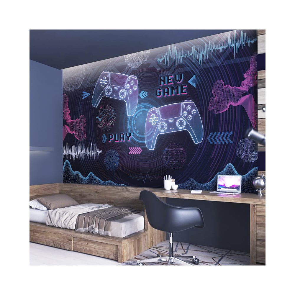 Изображение товара Фреска ООО Ортограф 4x2.7 м с рисунком джойстиков для геймпада