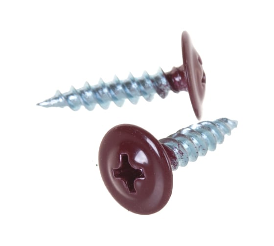 Изображение товара Саморез ГОСКРЕП ПШ 4,2х19 RAL 3005 винно-красный, 300 шт. 1-0017210