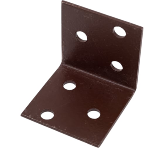 Изображение товара Мебельный коричневый уголок ГОСКРЕП 30х30х30х1,5 мм 13-0021090