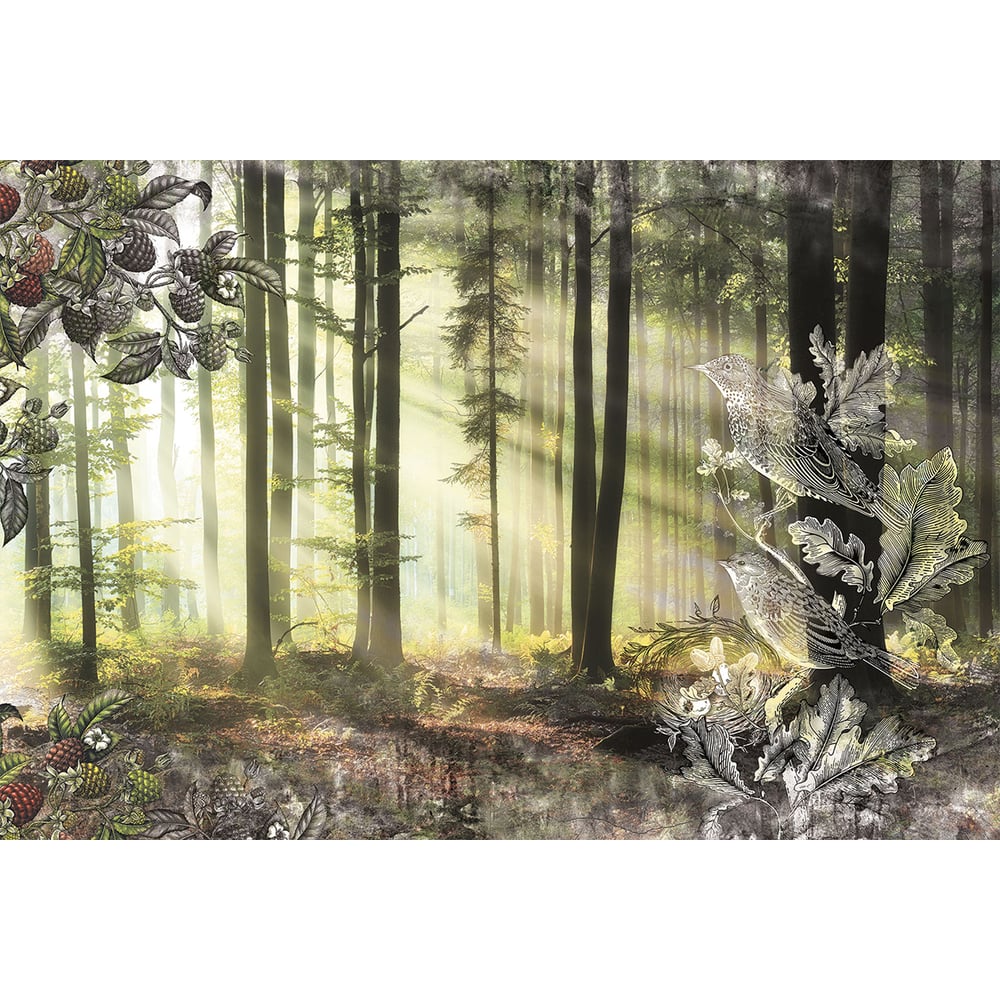 Изображение товара Фотообои ООО Ортограф 3.93x2.7 м с рисунком Лес и гладкой фактурой