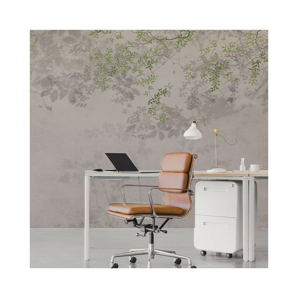 Изображение товара Фотообои ООО Ортограф OF_35013 бежевый с ветвями деревьев 3.93x2.7 м