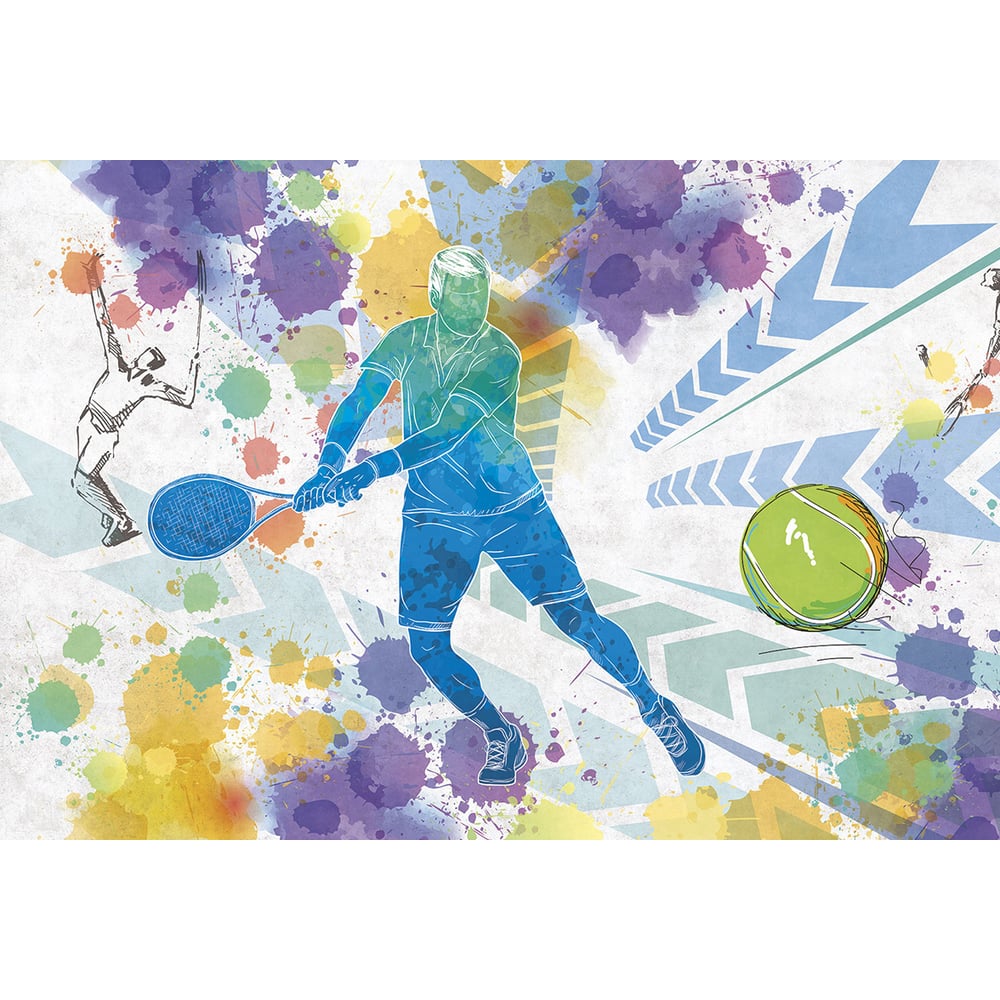 Изображение товара Фотообои Ортограф 3.93x2.7 м OF_34963 с рисунком тениса