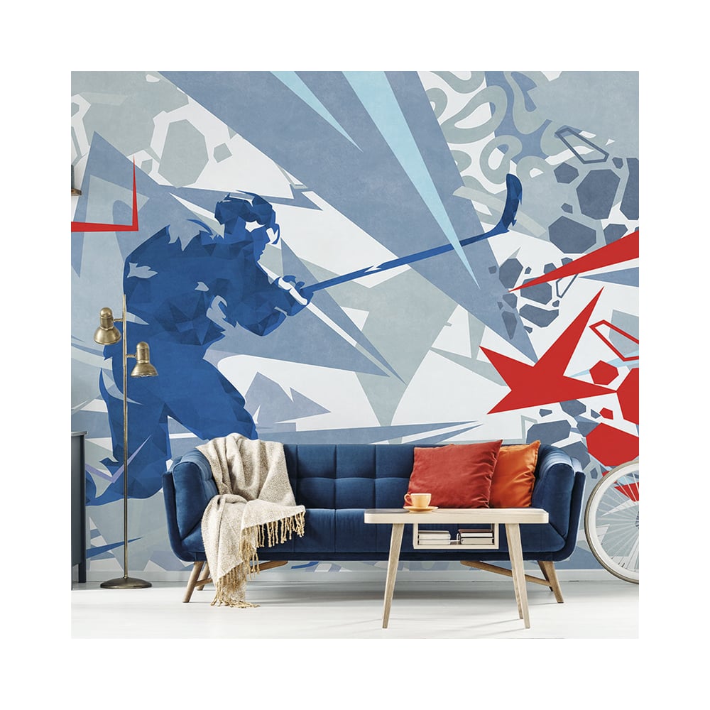 Изображение товара Фреска ООО Ортограф 4x2.7 м FX_35024 с рисунком хоккей на льду