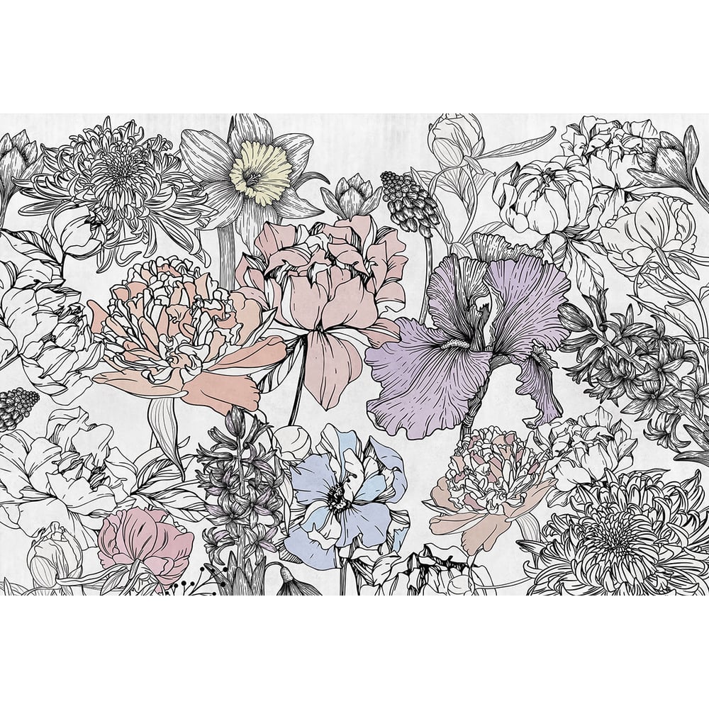Изображение товара Фотообои ООО Ортограф 3.93x2.7 м с рисунком цветы, гладкие, стойкие к выцветанию