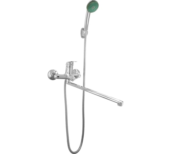 Изображение товара Cмеситель ванна stOmegaPRO лат. д.35 L-нос. 35 см (дивертор в корпусе) 9309