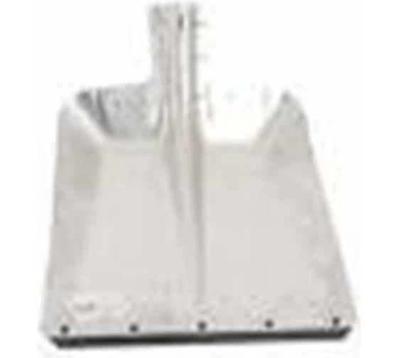 Изображение товара Алюминиевая лопата ООО Агростройлидер 380x380мм без планки без черенка СНЕГ-03.25