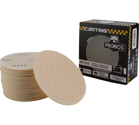 Изображение товара Круг абразивный гибкий SF335 Hookit 150 мм, Р800, на вспененной основе, 20 шт PROBOS 33533540-20