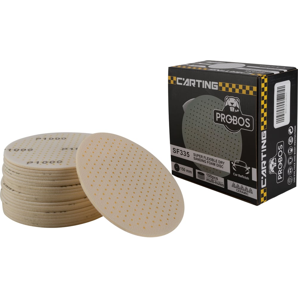 Изображение товара Круг абразивный гибкий SF335 Hookit 150 мм P1000, 20 шт PROBOS