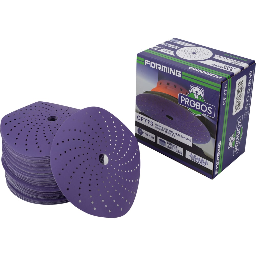 Изображение товара Шлифовальный круг Purple P180 диаметром 150 мм, 100 шт PROBOS