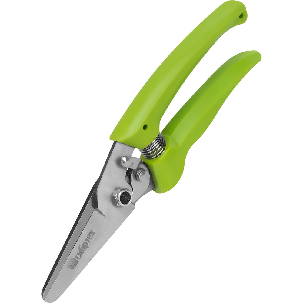 Изображение товара Садовые ножницы СИБРТЕХ 60494 пластиковые рукоятки легкий и удобный инструмент