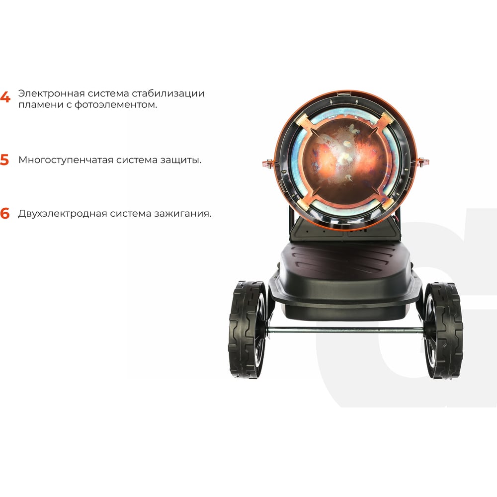 Дизельная тепловая пушка Gigant DHG 30 D2, фото 4