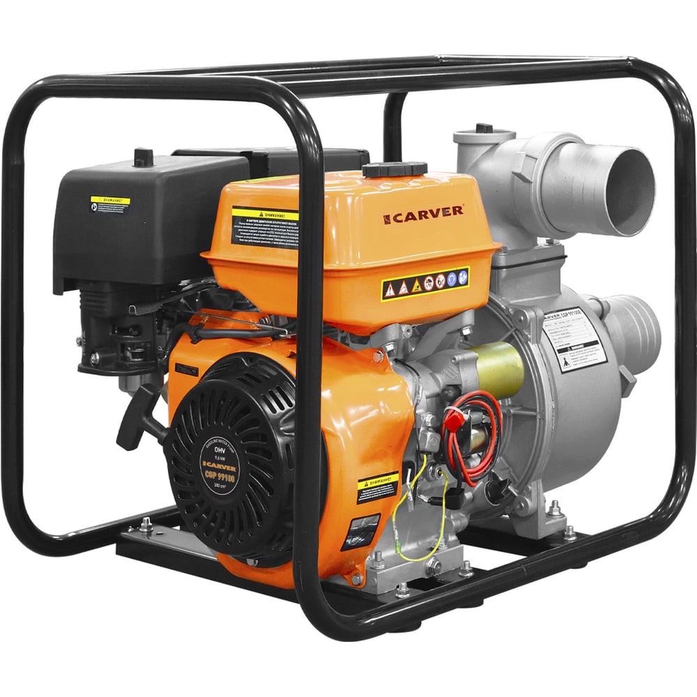 Изображение товара Мотопомпа CARVER CGP 99100 для чистой и слабозагрязненной воды