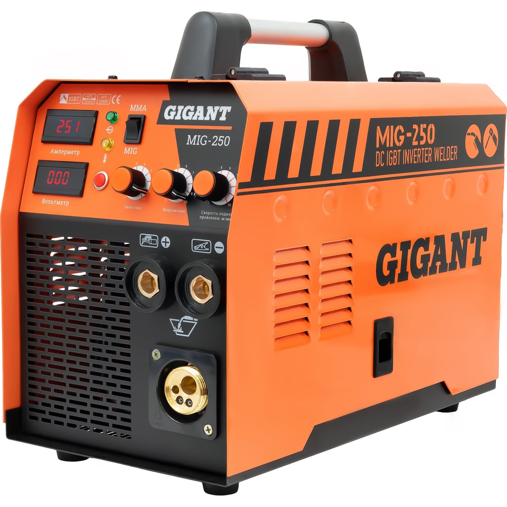 Изображение товара Сварочный полуавтомат инвертор Gigant MIG-250 250А ПВ60%