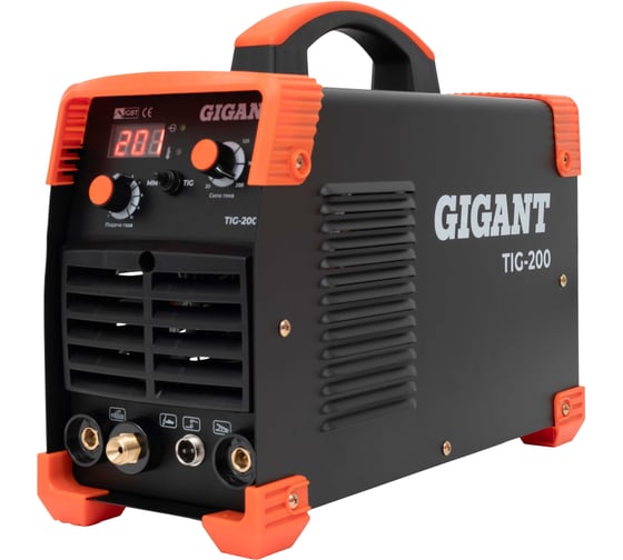Изображение товара Сварочный инвертор (200 А; поджиг HF; ПВ 60%) Gigant TIG-200