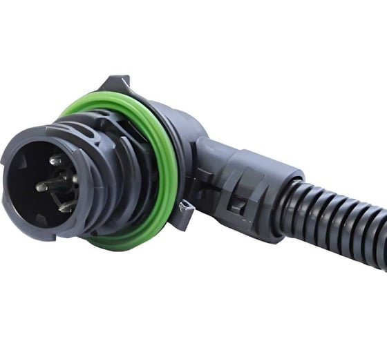 Изображение товара Соединительная колодка Nord-Yada байонет угловая ответная часть к разъему СЦБ-4Р с п ров. в гофре 4конт 906418