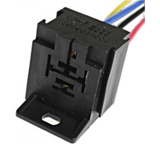 Изображение товара Колодка под реле Nord-Yada 4х-конт. с кронштейном, пластик (3334485008) 904683