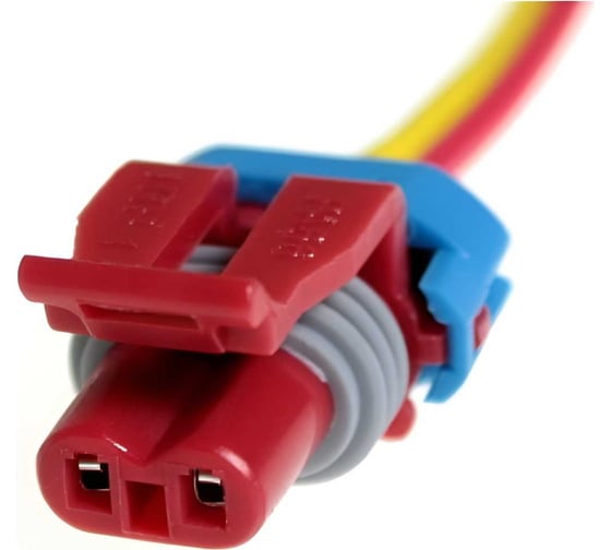 Изображение товара Колодка к адсорберу для а/м ВАЗ Nord-Yada 2 конт. гнездовая (с проводами) 904690