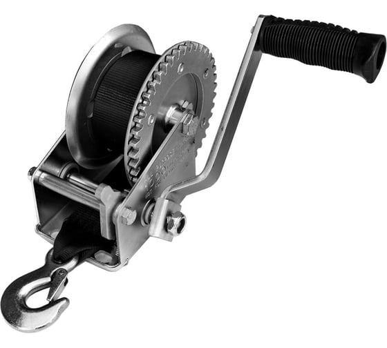 Изображение товара Ручная лебедка Тор ЛФ-2500 FD г/п 1,0 т, длина ленты 10 м 1001265