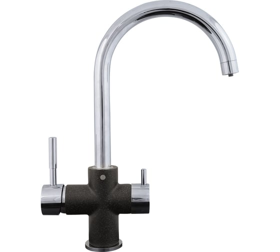 Изображение товара Кухонный смеситель Zigmund & Shtain 1800 темная скала ЦБ-00000767
